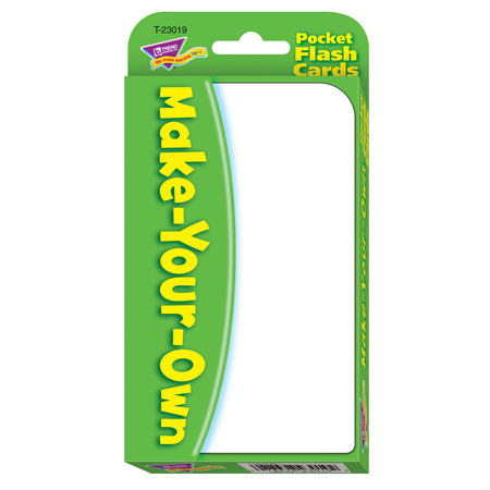 TREND ENTERPRISES Make-Your-Own Pocket Flash Cards T23019